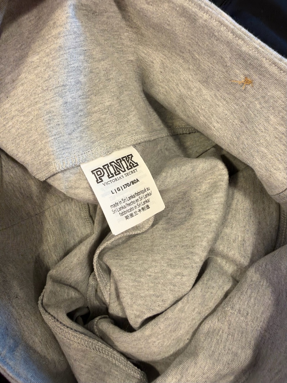PINK Victoria's Secret đ©· Womenâs Leggings gently used Sz L smoke free home - Picture 5 of 8